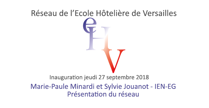 Logo Mesdames Minardi et Jouanot, IEN-EG présentent l'EHV