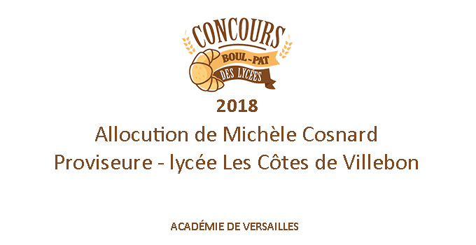 Logo Michèle Cosnard, proviseure, a accueilli le concours dans son lycée