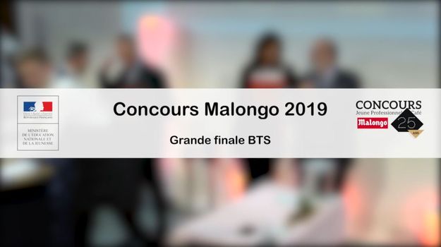 Logo #concoursjpc2019 - Malongo Thomas Lefeivre lauréat - Catégorie BTS