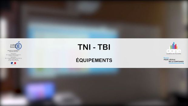 Logo TNI-TBI. Les équipements indispensables