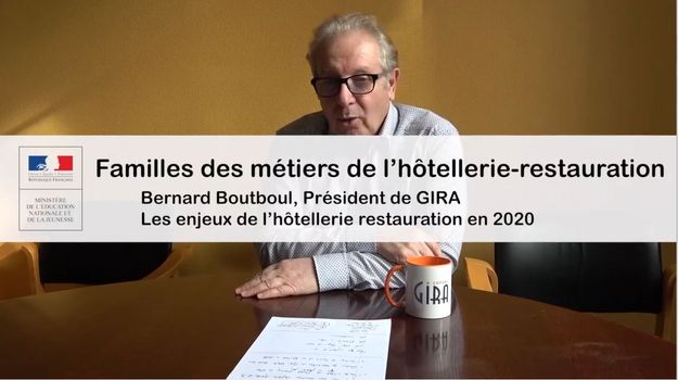 Logo Interview de Bernard Boutboul, Président de Gira. Vidéo N° 1 : Les enjeux de l'hôtellerie restauration en 2020 (extraits)