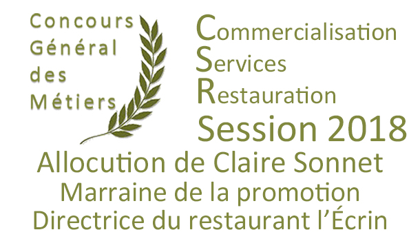 Logo Claire Sonnet accueille les convives
