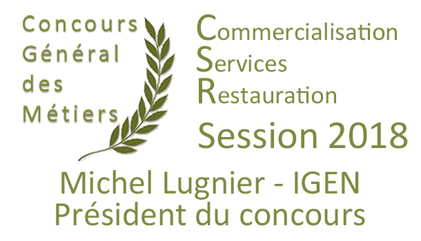 Logo Michel Lugnier, IGEN, présente le concours