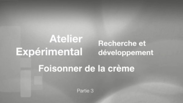 Logo Atelier Expérimental Recherche et développement - Taux de foisonnement de la crème. Film 3 - Synthèse 