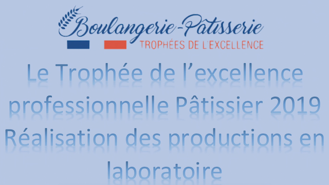 Logo Réalisation des productions de Pâtisserie en laboratoire sur les 2 journées