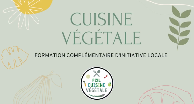 Logo FCIL "cuisine végétale"