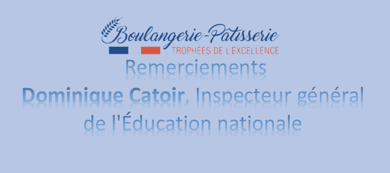 Logo Remerciements par Dominique Catoir Inspecteur Général